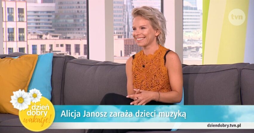 Alicja Janosz w Dzień Dobry TVN, 2019